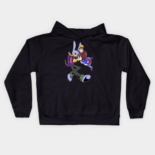 Jax and Pomni in Wonderland Kids Hoodie